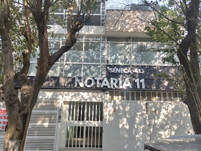Dirección, horario, teléfono y opiniones de Notaría 11 en Miguel Hidalgo