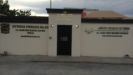 Dirección, horario, teléfono y opiniones de Notaría 34 en Monclova