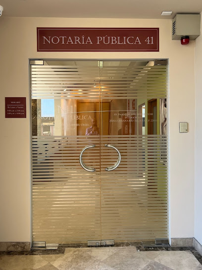 Dirección, horario, teléfono y opiniones de Notaría 41 en Tijuana