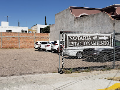 Dirección, horario, teléfono y opiniones de Notaría 45 en Aguascalientes