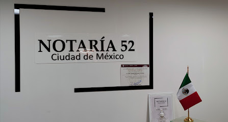 Dirección, horario, teléfono y opiniones de Notaría 52 en Cuauhtémoc