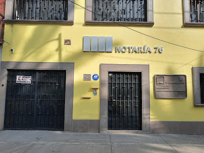 Dirección, horario, teléfono y opiniones de Notaría 76 en Benito Juárez