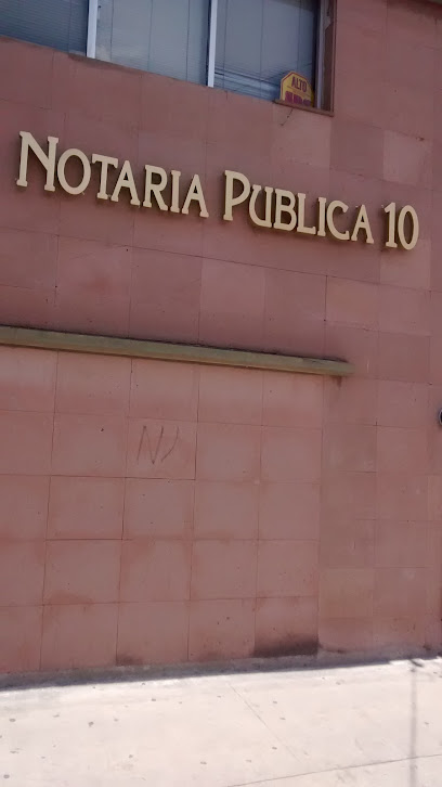 Dirección, horario, teléfono y opiniones de Notaría 10 en San Luis Potosí