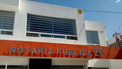 Dirección, horario, teléfono y opiniones de Notaría 26 en San Luis Potosí