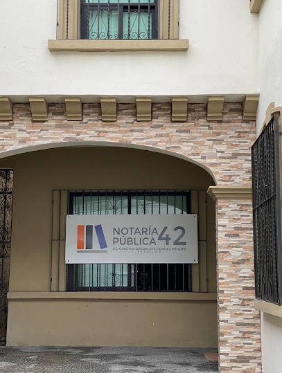 Dirección, horario, teléfono y opiniones de Notaría 42 en Monterrey