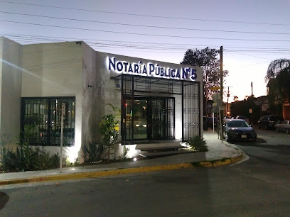 Dirección, horario, teléfono y opiniones de Notaría 5 en Monterrey